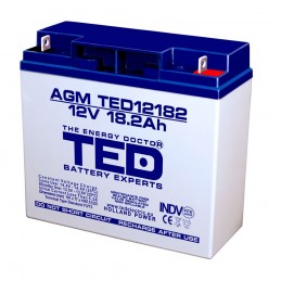 TEDBATERIE AGM TED12182T3 12V 18.2Ah