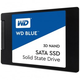 Western DigitalSSD WD Blue (2.5", 250GB, SATA III 6 Gb/s, 3D NAND Read/Write: 550 / 525 MB/sec, Random Read/Write IOPS 95K/81K)