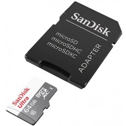 SANDISKMICROSDXC 64GB CL10 SDSQUNS-064G-GN3MA