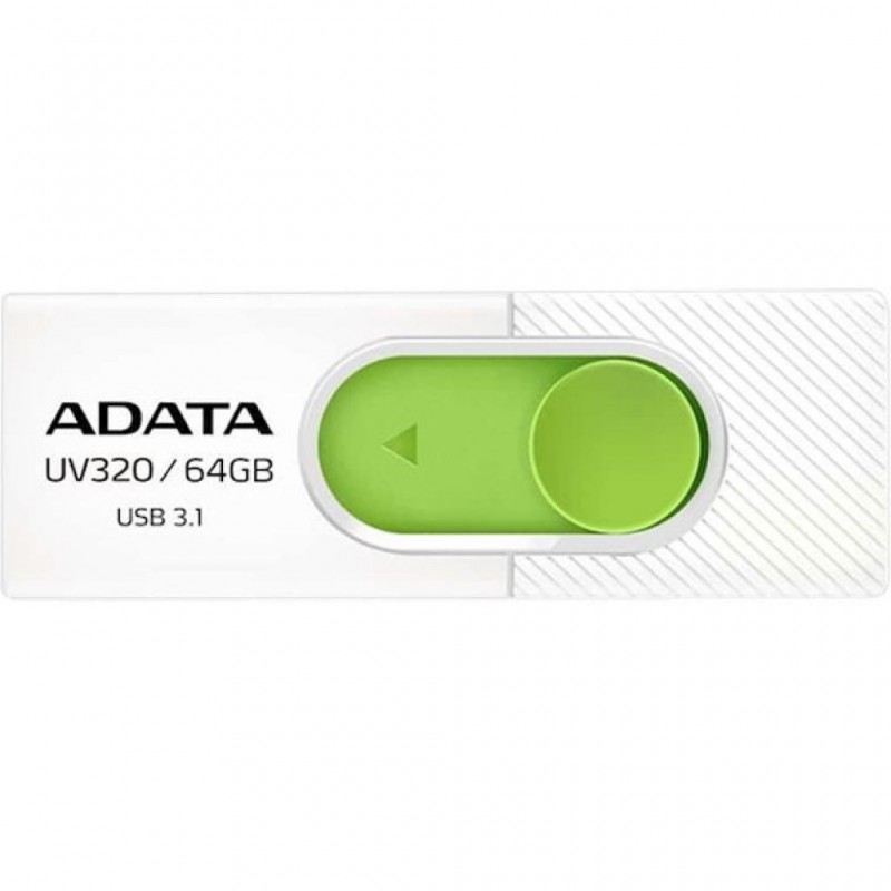 ADATAUSB UV320 64GB WHITE/GREEN RETAIL
