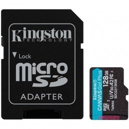 KINGSTONKingston 128GB microSDXC Canvas Go Plus 170R A2 U3 V30 Card + ADP EAN: 740617301182