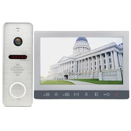 Kit Videointerfon AHD Morningtech 7” HD Slot Card - Alb